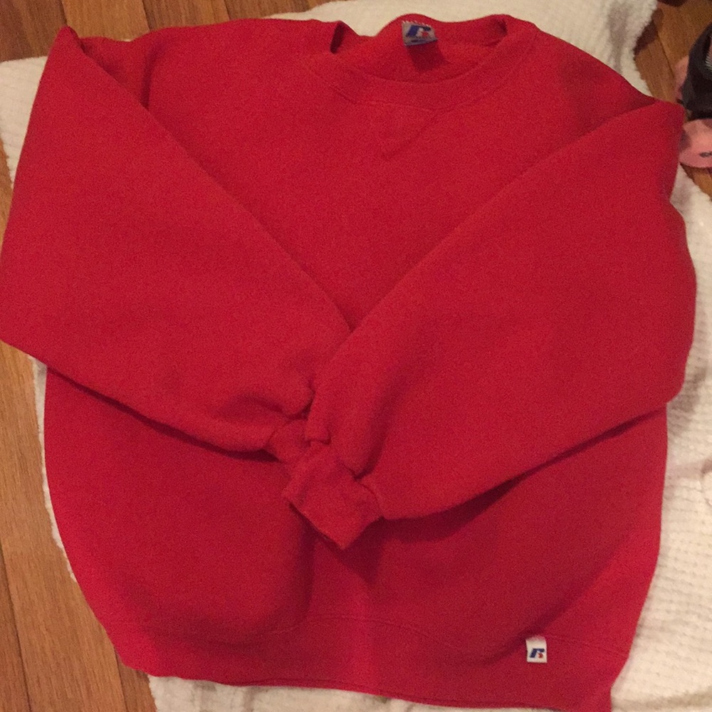 Red russell sweatshirt